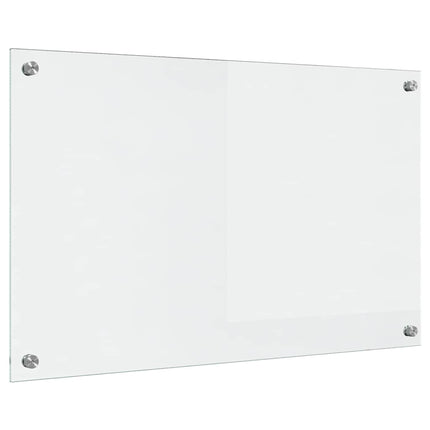 Køkkenbacksplash Transparent 80 x 50 cm hærdet glas
