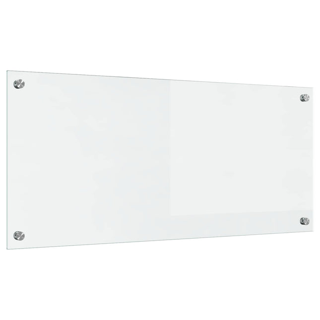 Køkkenbacksplash Transparent 90 x 40 cm hærdet glas