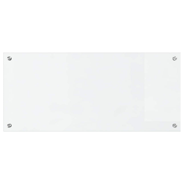 Køkkenbacksplash Transparent 90 x 40 cm hærdet glas