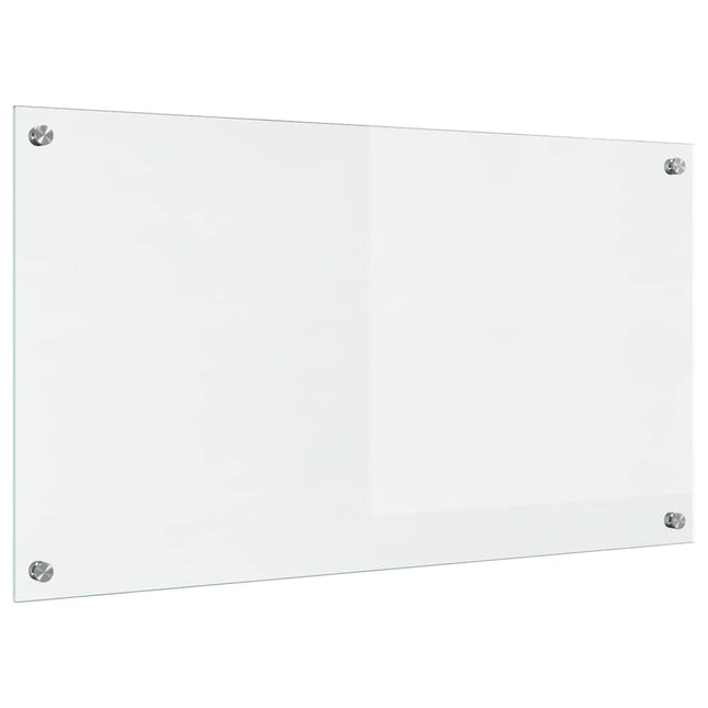 Køkkenbacksplash Transparent 90 x 50 cm hærdet glas