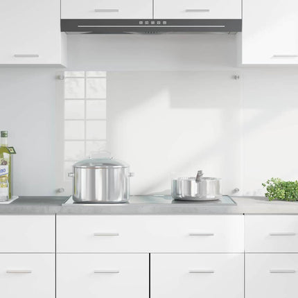 Køkkenbacksplash Transparent 90 x 60 cm hærdet glas