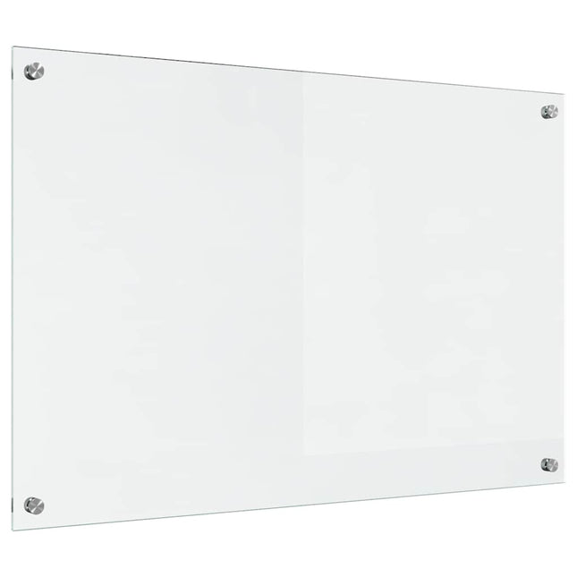Køkkenbacksplash Transparent 90 x 60 cm hærdet glas