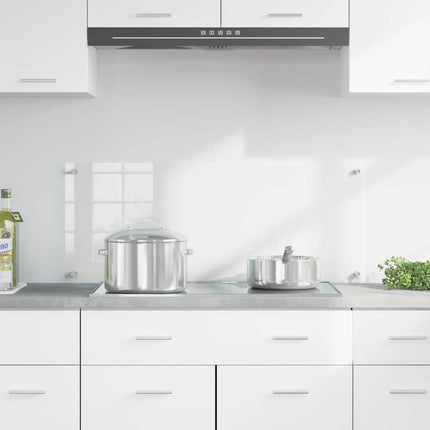 Køkkenbacksplash Transparent 100 x 40 cm hærdet glas
