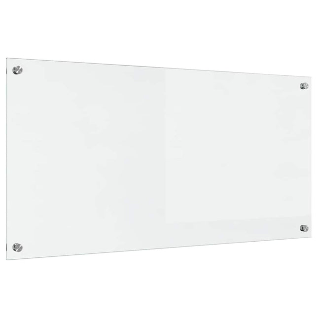 Køkkenbacksplash Transparent 100 x 50 cm hærdet glas