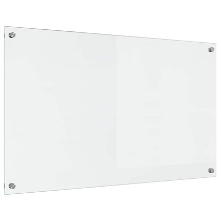Køkkenbacksplash Transparent 100 x 60 cm hærdet glas