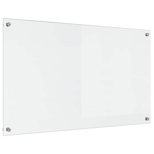 Køkkenbacksplash Transparent 100 x 60 cm hærdet glas
