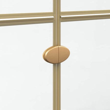 Walk-In brusevæg Guld 120 x 6,5 x 190 cm