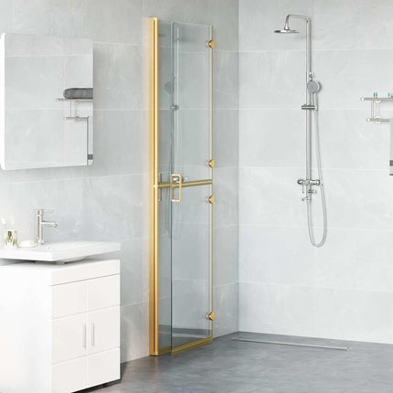 Walk-In brusevæg Guld 120 x 6,5 x 190 cm