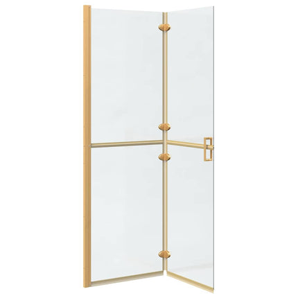Walk-In brusevæg Guld 120 x 6,5 x 190 cm