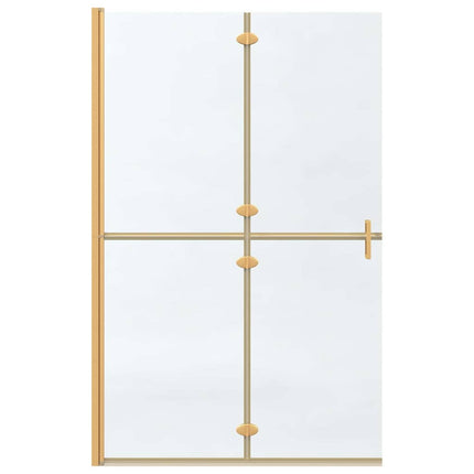 Walk-In brusevæg Guld 120 x 6,5 x 190 cm