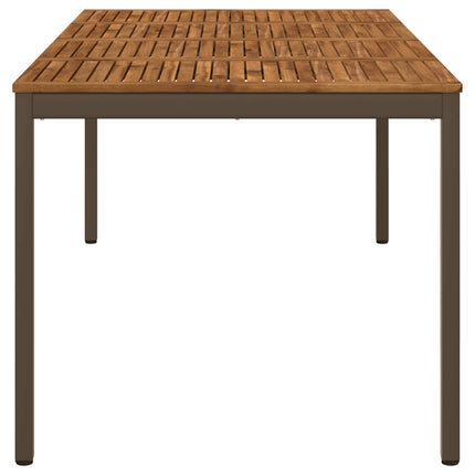 Havemiddagstabel Naturlig og Kaffe 196 x 100,5 x 75 cm