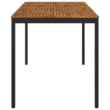 Have Bar Bord Naturfarvet og sort 196 x 100,5 x 105 cm