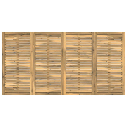 Havemiddagstabel Hvid og sort 196 x 100,5 x 75 cm