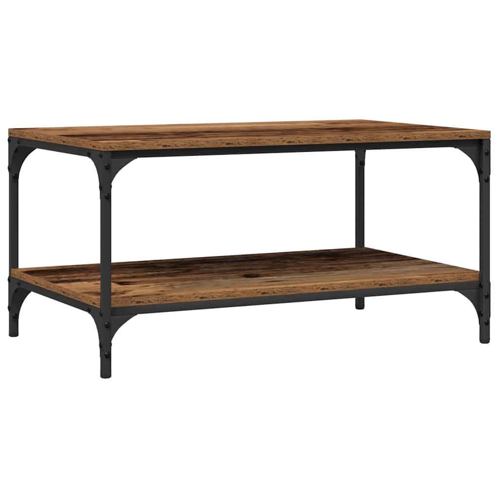 Sofabord Gammelt træ 80 x 50 x 40 cm Konstrueret træ