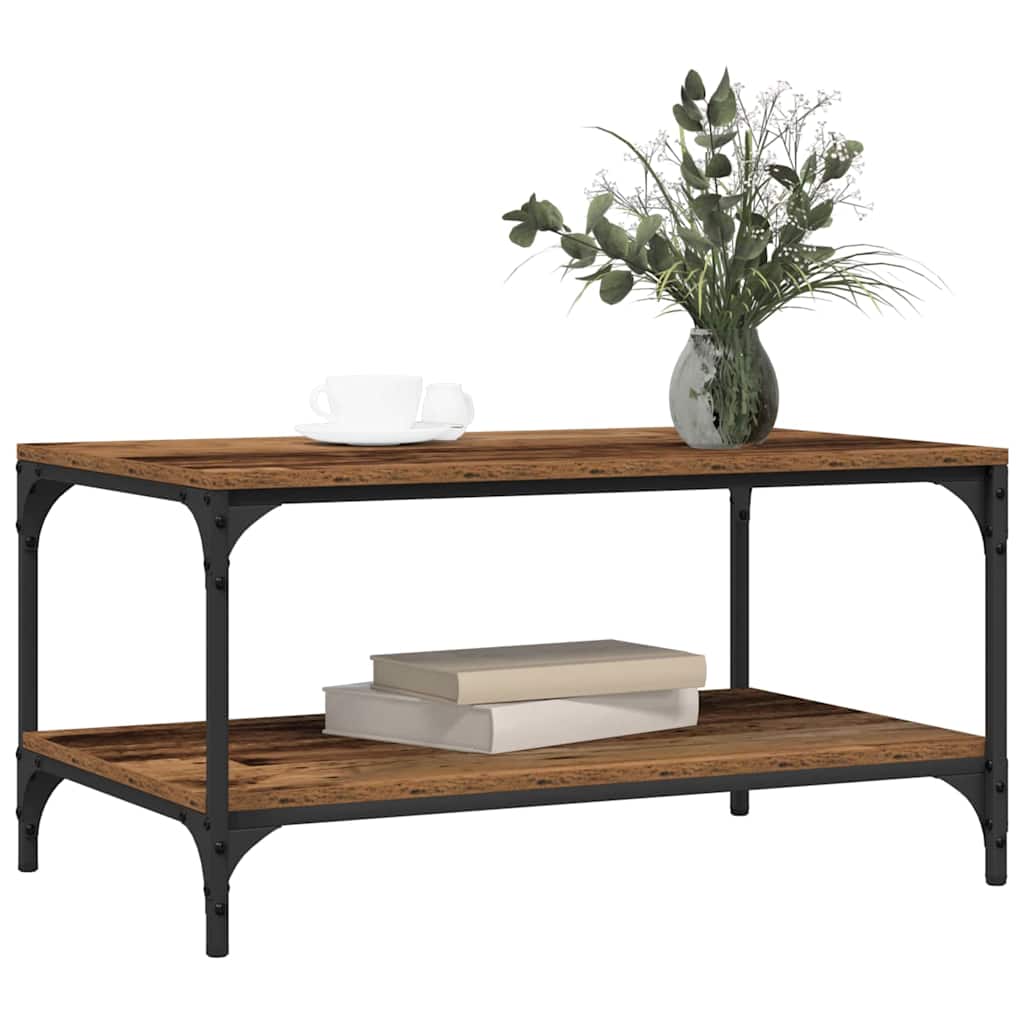 Sofabord Gammelt træ 80 x 50 x 40 cm Konstrueret træ