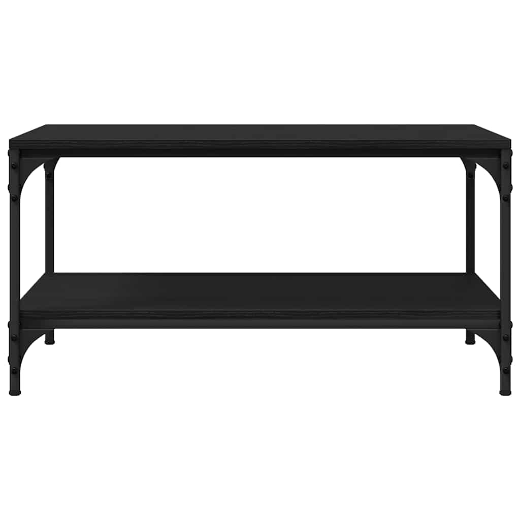 Sofabord Sort eg 81 x 50 x 40 cm Konstrueret træ