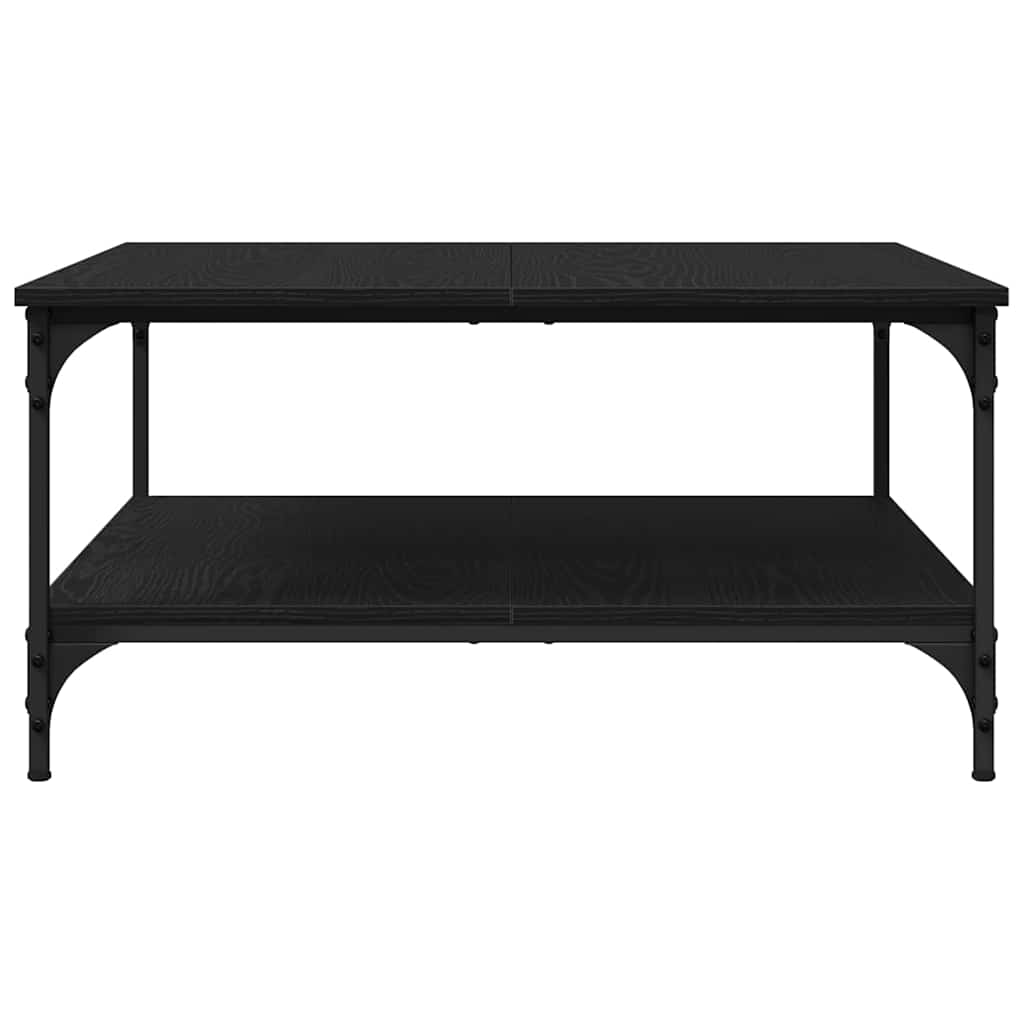 Sofabord Sort eg 80 x 80 x 40 cm Konstrueret træ