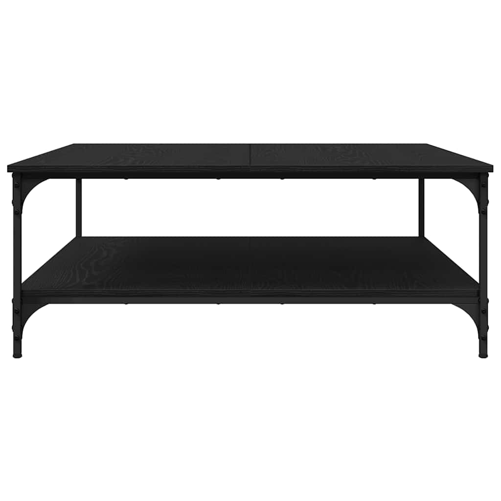 Sofabord Sort eg 100 x 100 x 40 cm Konstrueret træ