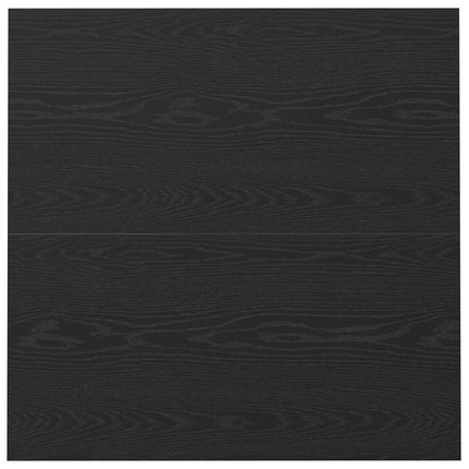 Sofabord Sort eg 100 x 100 x 40 cm Konstrueret træ