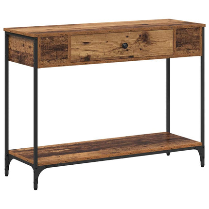 Konsolbord Gammelt træ 100 x 34.5 x 75 cm Konstrueret træ