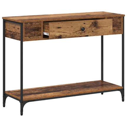 Konsolbord Gammelt træ 100 x 34.5 x 75 cm Konstrueret træ