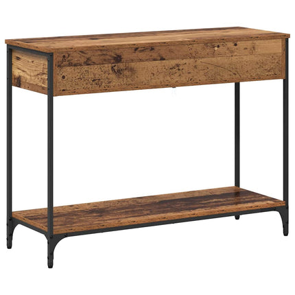 Konsolbord Gammelt træ 100 x 34.5 x 75 cm Konstrueret træ