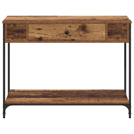 Konsolbord Gammelt træ 100 x 34.5 x 75 cm Konstrueret træ