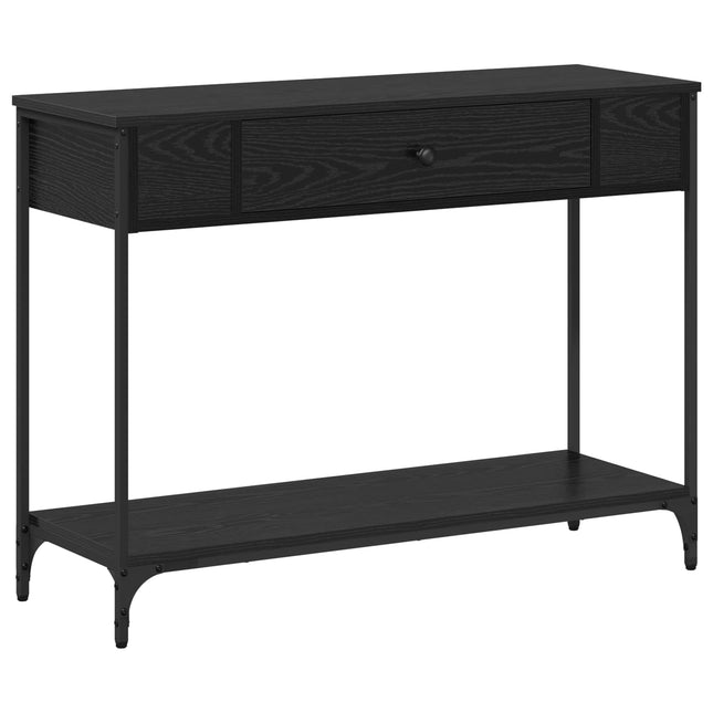 Konsolbord Sort eg 100 x 34.5 x 75 cm Konstrueret træ