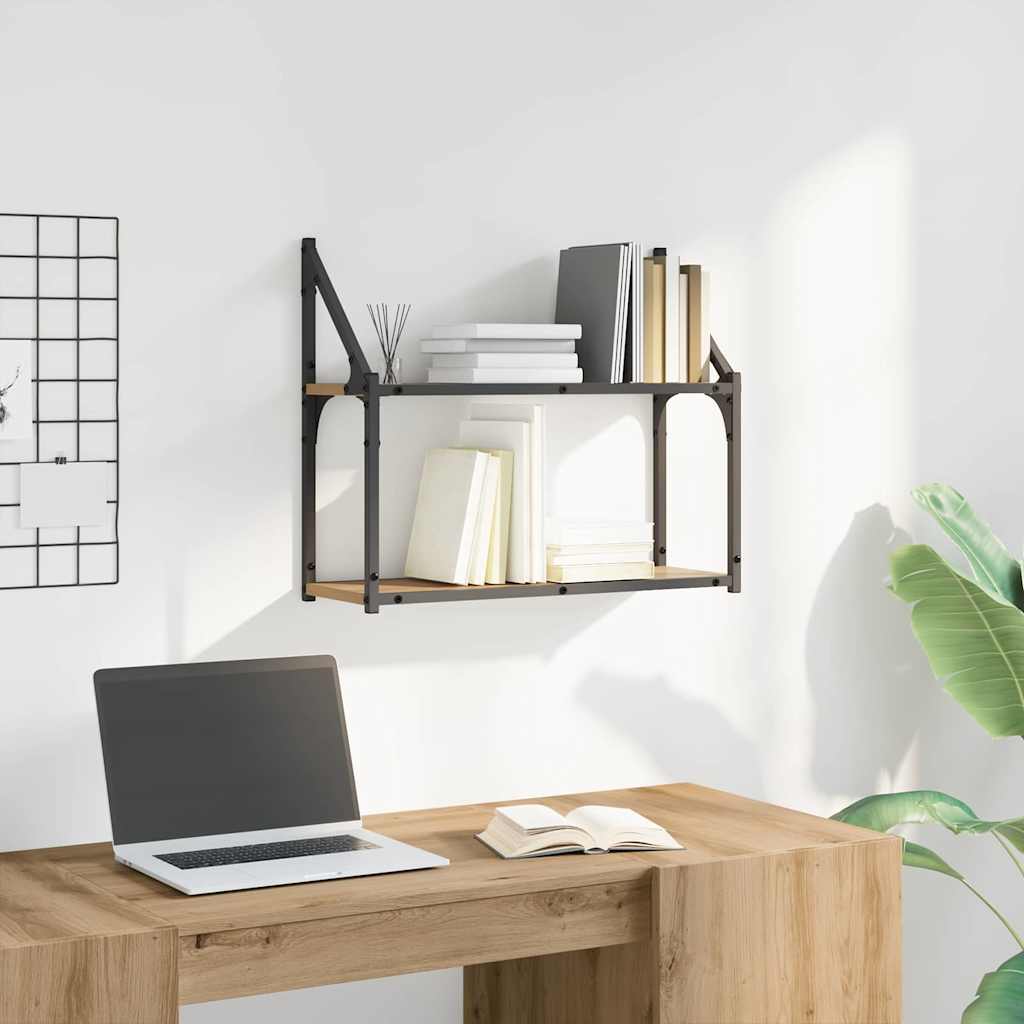 Væghylde med hylde artisan eg 60 x 21 x 51 cm Konstrueret træ