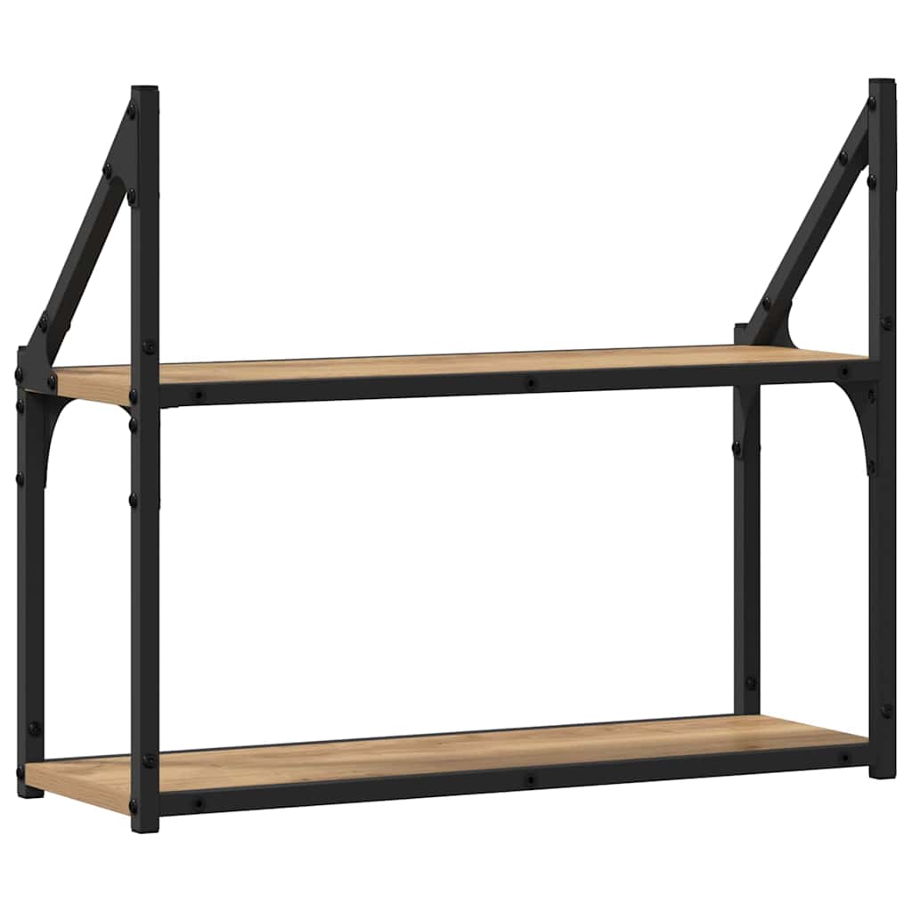 Væghylde med hylde artisan eg 60 x 21 x 51 cm Konstrueret træ