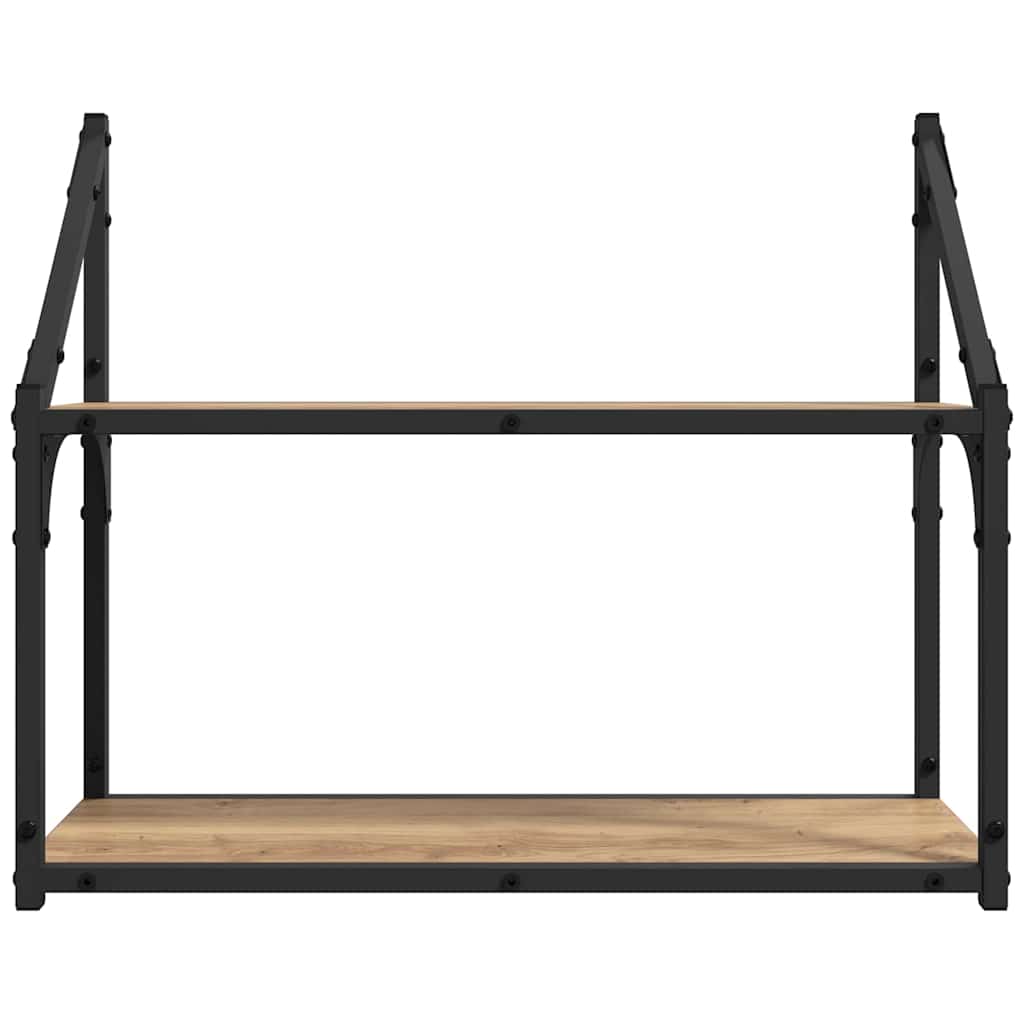 Væghylde med hylde artisan eg 60 x 21 x 51 cm Konstrueret træ