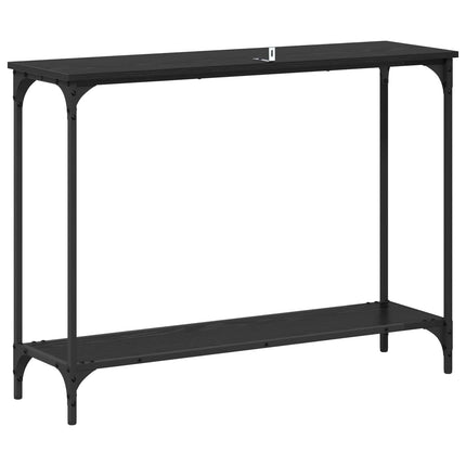 Konsolbord Sort eg 101 x 30.5 x 75 cm Konstrueret træ