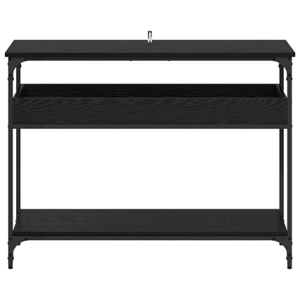 Konsolbord Sort eg 100 x 29 x 75 cm Konstrueret træ