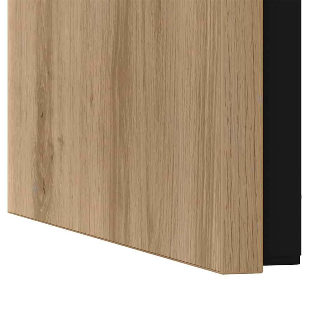 Sofabord 3 pcs Artisan Egetræ Konstrueret træ