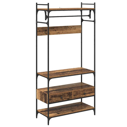 Garderobeskab Gammelt træ 89 x 39 x 184.5 cm Konstrueret træ