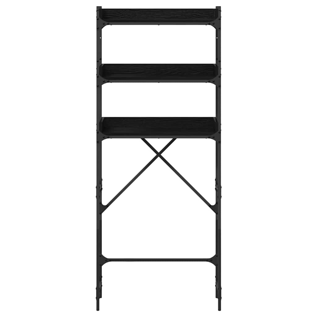 Vaskemaskinehylde med hylde 67 x 25 x 163 cm Konstrueret træ