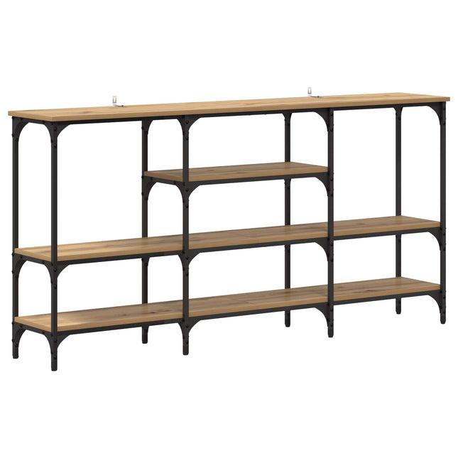 Konsolbord artisan eg 160 x 29 x 80 cm Konstrueret træ