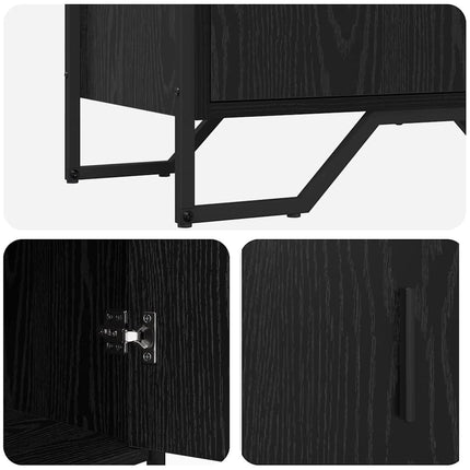 Sideboard Sort eg 79,5 x 35,5 x 74,5 cm
