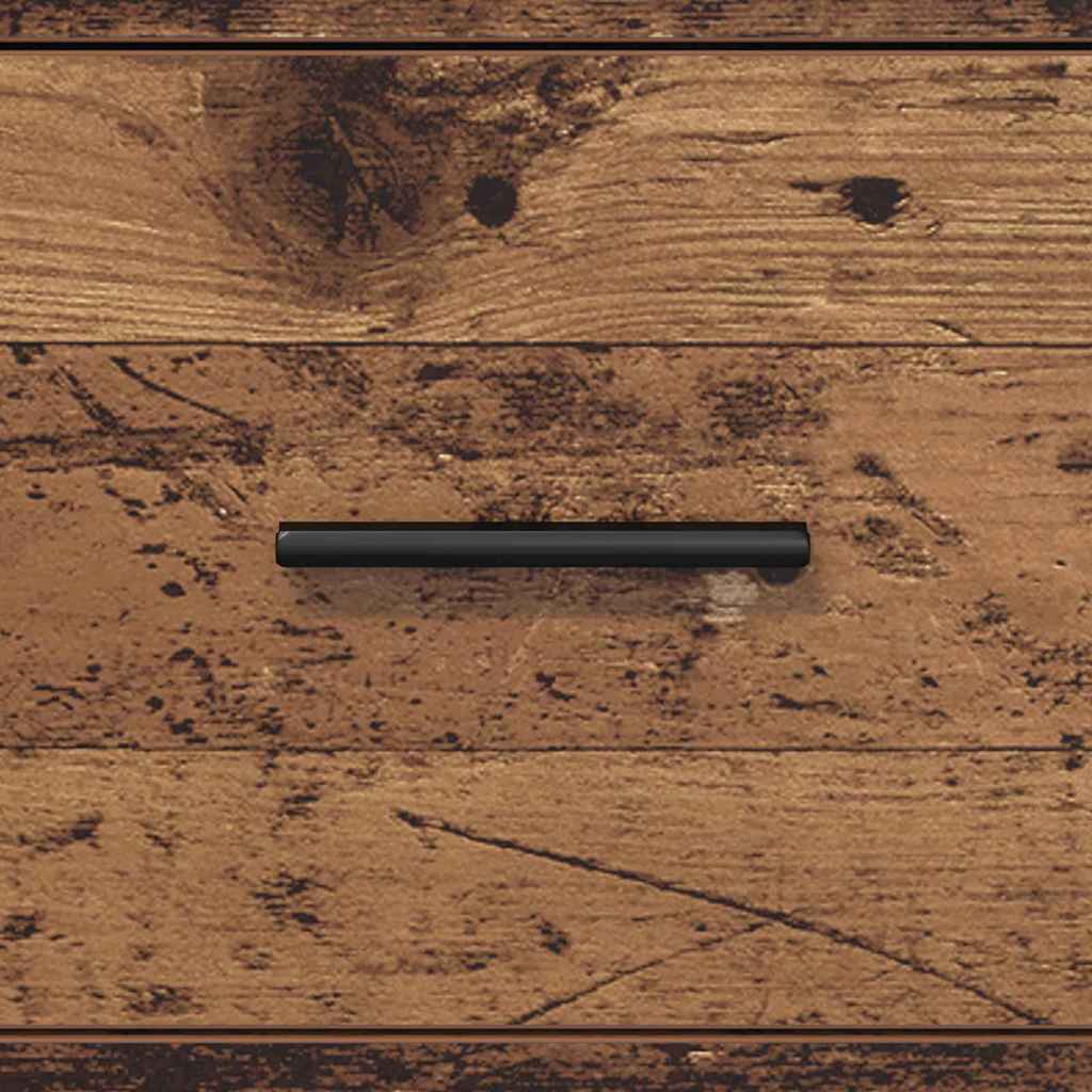 Badeværelsesmøbel sæt med skuffe Gammelt træ 35 x 37,5 x 166 cm