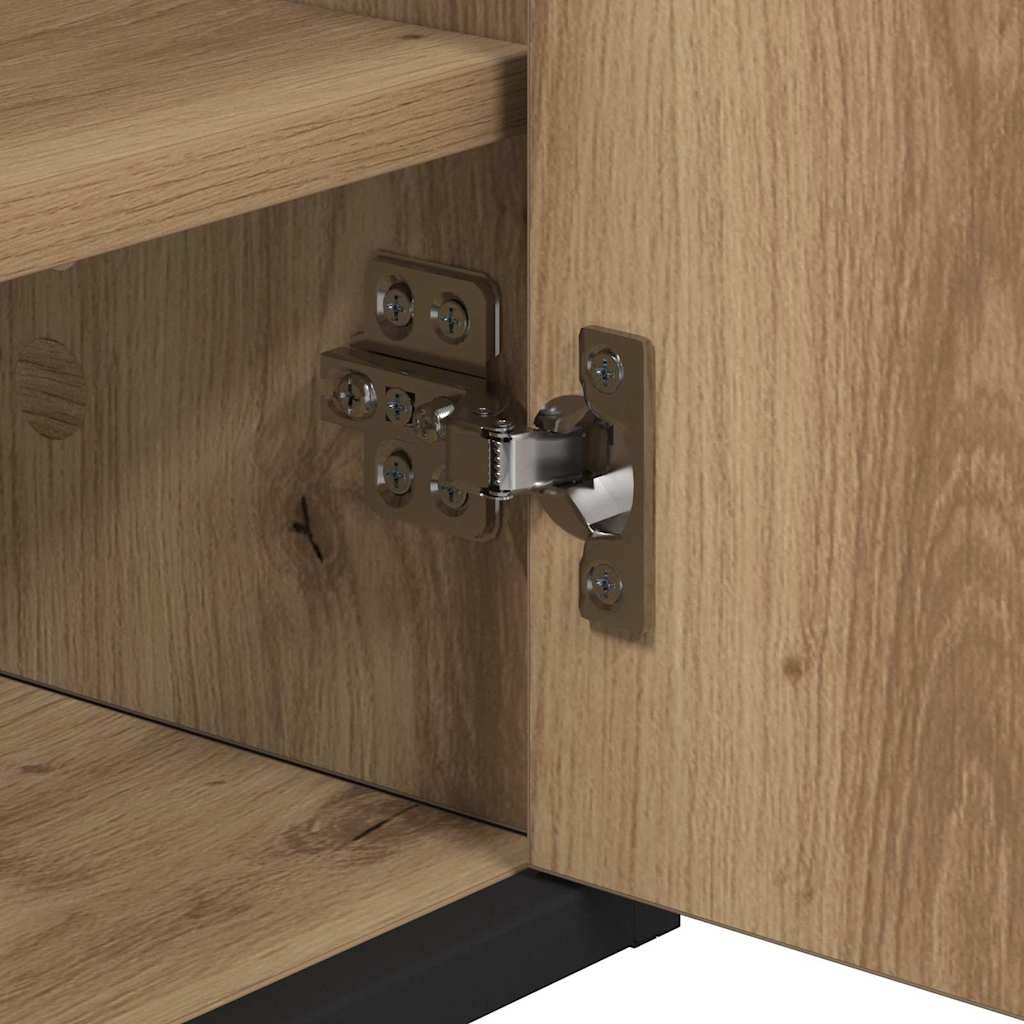 Badeværelsesspejlskab med hylde artisan eg 65 x 20 x 60 cm