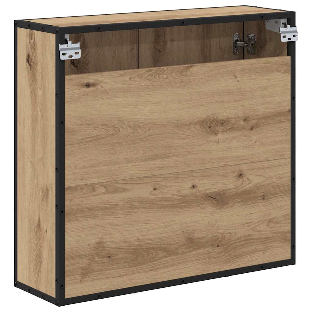 Badeværelsesspejlskab med hylde artisan eg 65 x 20 x 60 cm