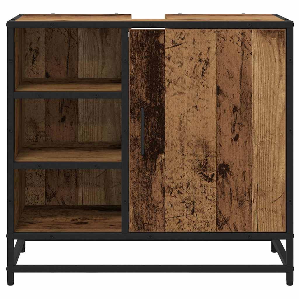 Badeværelsesskab Gammelt træ 65 x 33 x 60 cm Konstrueret træ