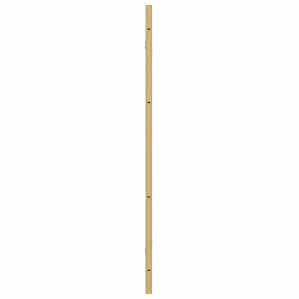 Foldbar Bruseafskærmning Guld 130 x 138 cm