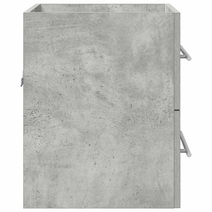 Vaskeskab Beton Grå 38,5 x 41 x 48 cm Konstrueret træ