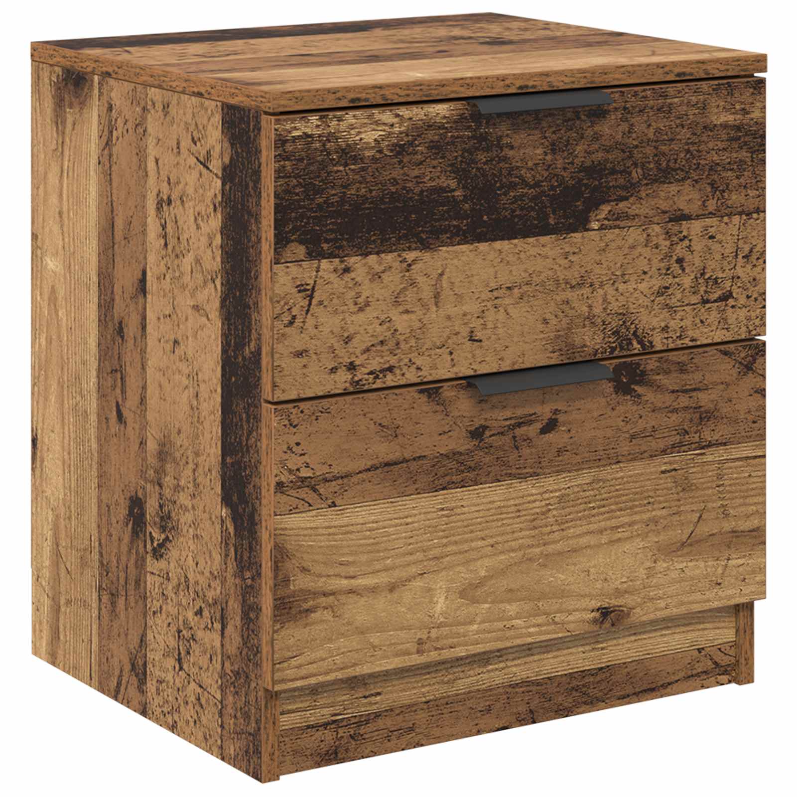 Natskab 2 pcs Gammelt træ 45 x 39 x 50cm Konstrueret træ