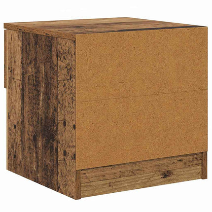 Sengeskab 2 pcs Gammelt træ 40 x 39 x 40 cm Konstrueret træ