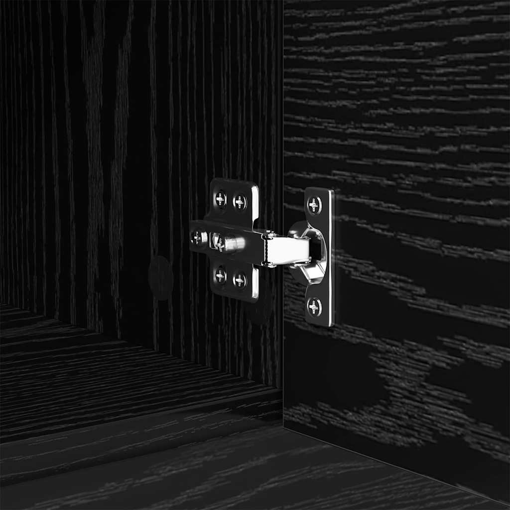 Sofabord Sort eg 100 x 50 x 36 cm Konstrueret træ