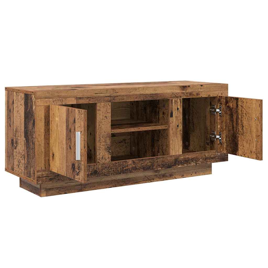 TV-skab Gammelt træ 102 x 35 x 45 cm Konstrueret træ