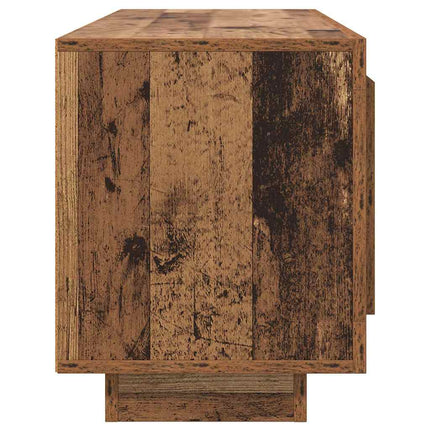 TV-skab 102 x 35 x 45 cm Gammelt træ Konstrueret træ
