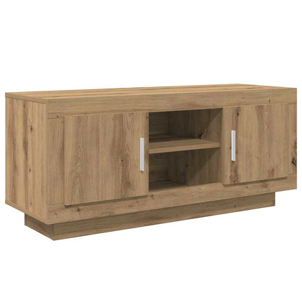 TV-skab 102 x 35 x 45 cm Artisan Egetræ Konstrueret træ